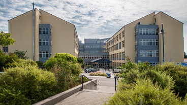 Gebäudeansicht MVZ am Krankenhaus Grimma